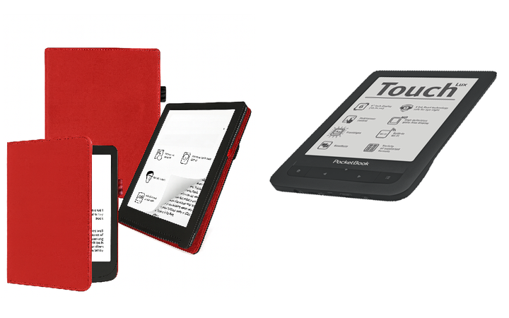 Чехол CRAYTON для PocketBook Touch Lux 623 – стиль, защита, цвет Red - Фото 1 Чехол CRAYTON для PocketBook Touch Lux 623 – стиль, защита, цвет Red - изображение 1