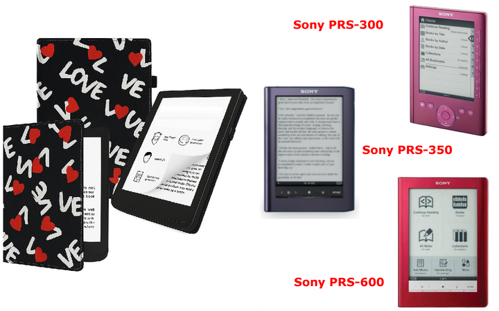 Чехол CRAYTON для Sony PRS-300, PRS-350, PRS-600 – стиль, защита, цвет Love - Фото 1 Чехол CRAYTON для Sony PRS-300, PRS-350, PRS-600 – стиль, защита, цвет Love - изображение 1