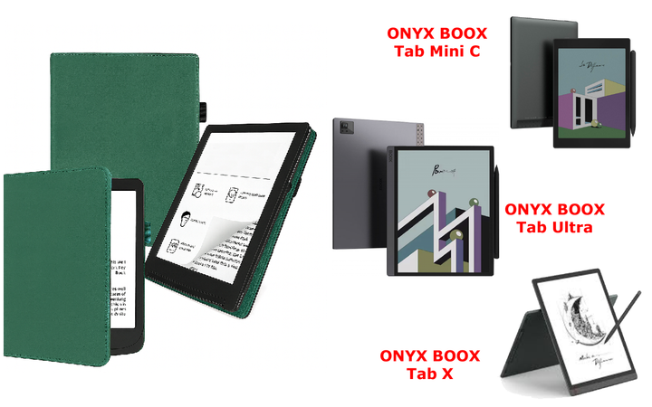 Чехол CRAYTON для ONYX BOOX Tab Mini C, Tab Ultra, Tab X – стиль, защита, цвет Green - Фото 1 Чехол CRAYTON для ONYX BOOX Tab Mini C, Tab Ultra, Tab X – стиль, защита, цвет Green - изображение 1