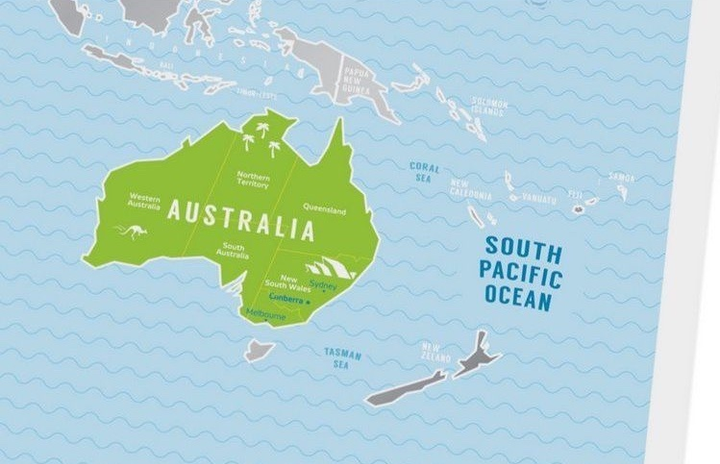 Скретч-карта світу 1DEA.me Travel Map Silver SW (4820191130104) - зображення 6