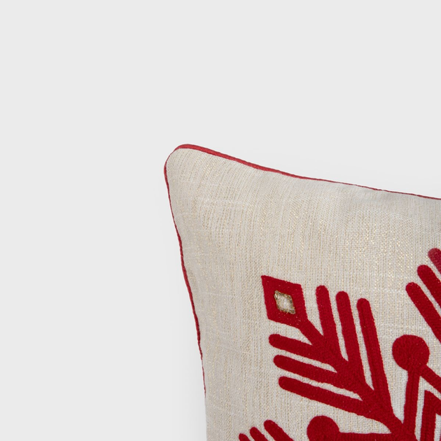 Poszewka Homla Starlight z gwiazdą Beżowa 45 x 45 cm (5906496709333) - obraz 3