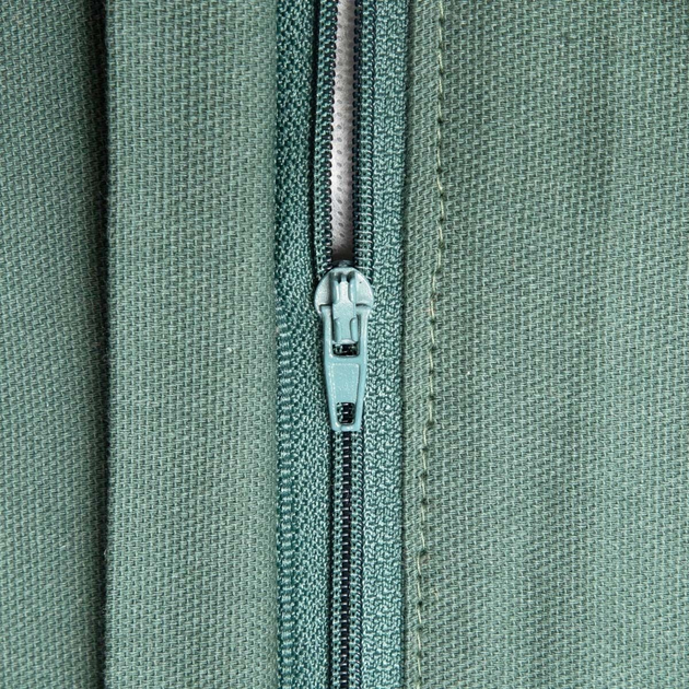 Poszewka Homla Naila w wyszywane kwiaty i liście Zielona 45 x 45 cm (5904183854809) - obraz 4