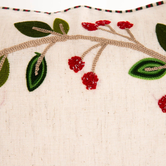 Poszewka Homla Lauf z plecionym wiankiem Beżowa 45 x 45 cm (5904183862804) - obraz 2