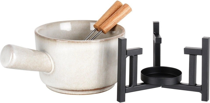 Набір для фондю Excellent Houseware фарфоровий 450 мл (8720573541879) - зображення 2