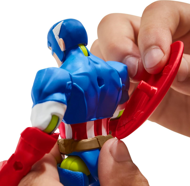 Фігурка Hasbro Marvel Avengers Mixmashers Captain America 12 см F9267 (5010996247759) - зображення 4