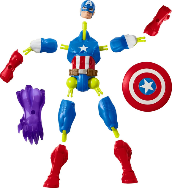 Фігурка Hasbro Marvel Avengers Mixmashers Captain America 12 см F9267 (5010996247759) - зображення 10