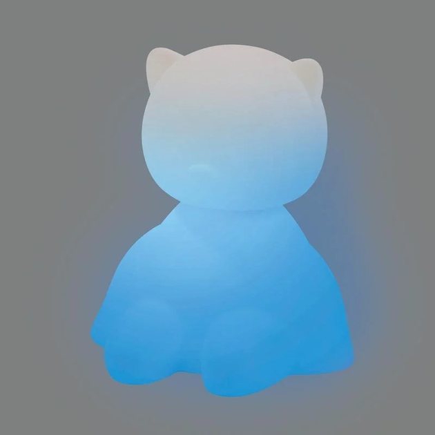 Lampka nocna silikonowa Nattou Lapidou  z czujnikiem płaczu Kotek (5414673879507) - obraz 4