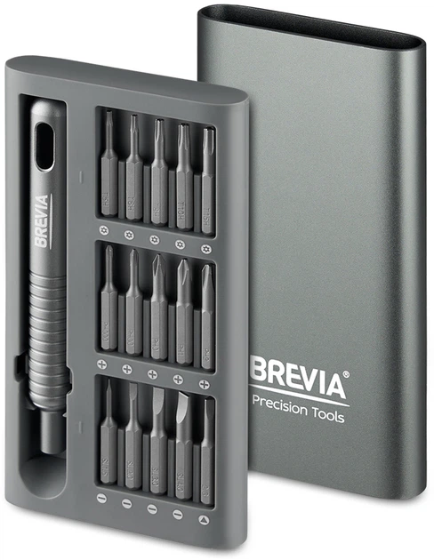 Отвертка с комплектом насадок Brevia 31 в 1 (55031MMC) - изображение 3