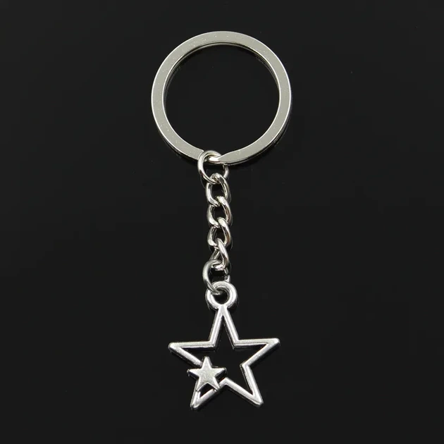 Брелок металлический для ключей, сумок, рюкзаков "Звезда / Star FD12". Брелки из металла - Фото 1 Брелок металлический для ключей, сумок, рюкзаков "Звезда / Star FD12". Брелки из металла - изображение 1