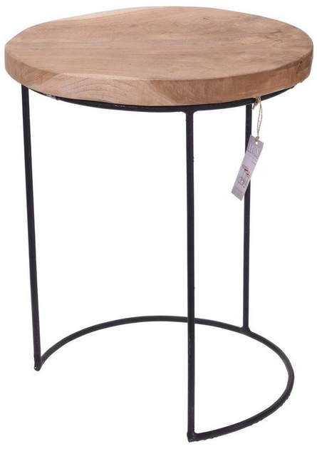 Zestaw stolików do kawy Home Styling Collection metalowe okrągłe 3 szt (8719202392524) - obraz 2