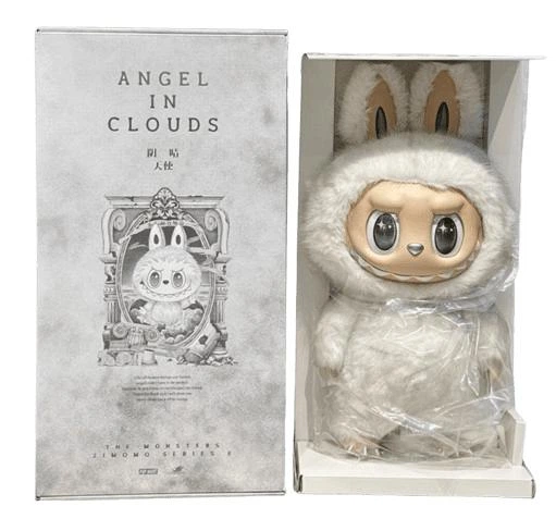THE MONSTERS ANGELINCLOUDS ラブブ Labubu Велика іграшка Лабубу Pop Mart The Monsters Labubu Zimomo Angel in