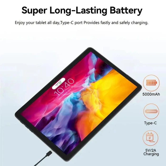 Планшет Crelander W30 12GB/128GB з клавіатурою з мишкою стилус