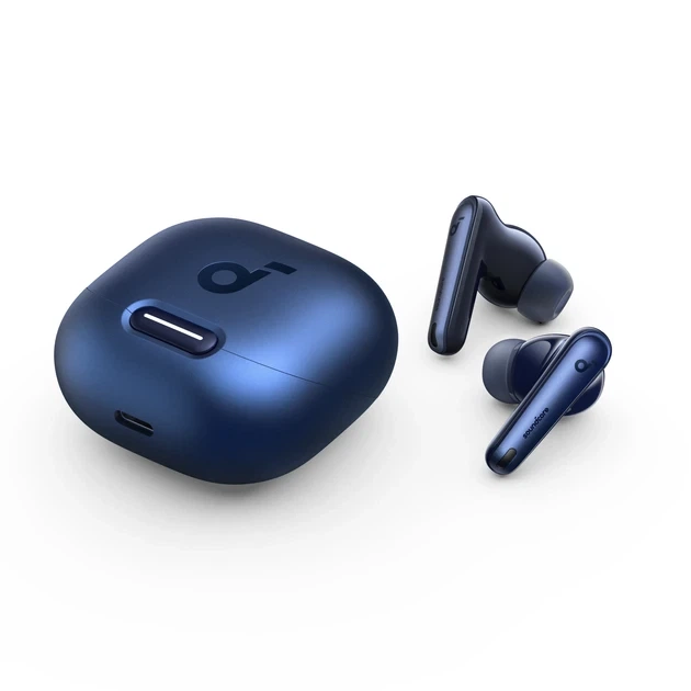 Беспроводные наушники Anker Soundcore Liberty 4 NC, Blue, Hi-Res, ANC, LDAC, 50H, IPX4, Bluetooth 5.3 - Фото 6 Беспроводные наушники Anker Soundcore Liberty 4 NC, Blue, Hi-Res, ANC, LDAC, 50H, IPX4, Bluetooth 5.3 - изображение 6