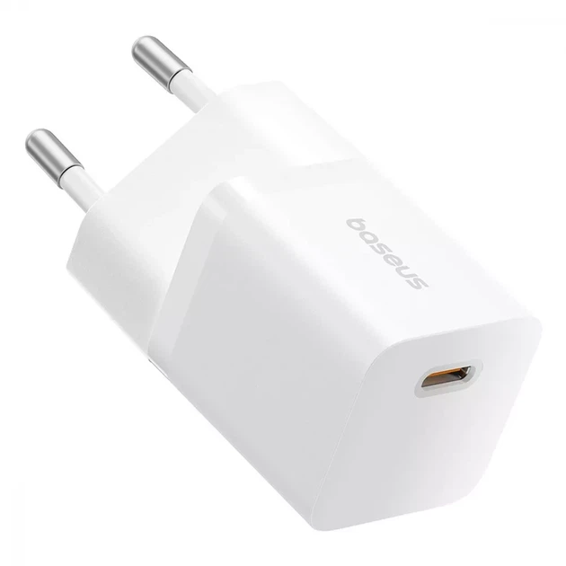 Зарядний Пристрій Baseus GaN5 Mini Fast Charger 25W (1Type-C) white - Фото 4 Зарядний Пристрій Baseus GaN5 Mini Fast Charger 25W (1Type-C) white - зображення 4