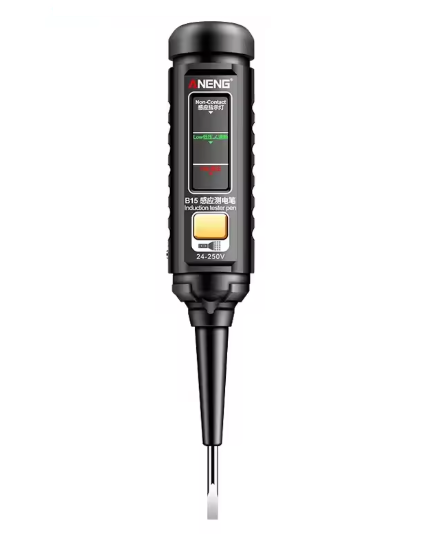 Индикаторная отвертка Aneng B15 тестер индукционный 24-250V Black (500203) - Фото 1 Индикаторная отвертка Aneng B15 тестер индукционный 24-250V Black (500203) - изображение 1