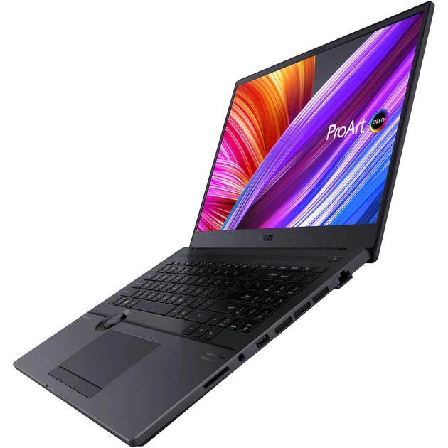 Ноутбук ASUS ProArt Studiobook 16 OLED H7600ZX Intel® Core™ i9- 12900H до 5, 0 ГГц, 16, 4K, OLED, 64 ГБ, 2 x 1 ТБ RAID0 SSD, NVIDIA® GeForce® RTX™ 3080 Ti 16 ГБ GDDR6, Windows 11 Pro, Mineral Black - Фото 9 Ноутбук ASUS ProArt Studiobook 16 OLED H7600ZX Intel® Core™ i9- 12900H до 5, 0 ГГц, 16, 4K, OLED, 64 ГБ, 2 x 1 ТБ RAID0 SSD, NVIDIA® GeForce® RTX™ 3080 Ti 16 ГБ GDDR6, Windows 11 Pro, Mineral Black - изображение 9