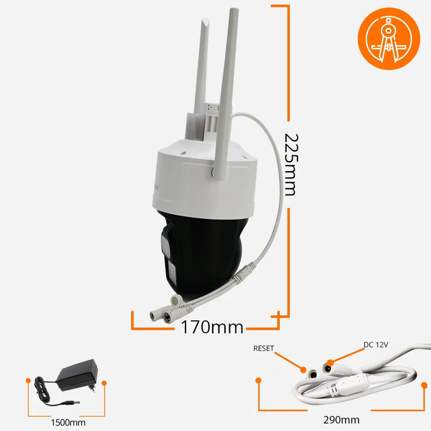 IP-камера ORLLO Z17 Ultra 4K - зображення 5