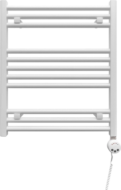 Elektryczna suszarka do ręczników Terma Basia 58 X 50 cm Biała (WLLB1057050_K916E8MEGU) - obraz 1