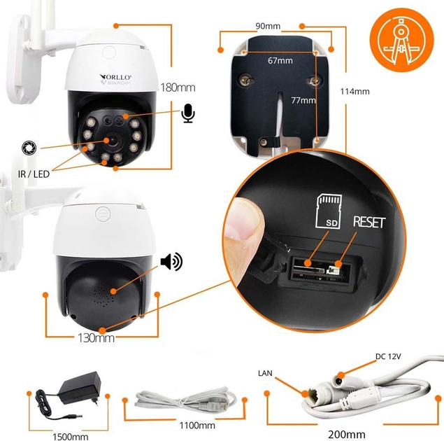 IP-камера ORLLO Z20 (5904673513674) - зображення 7