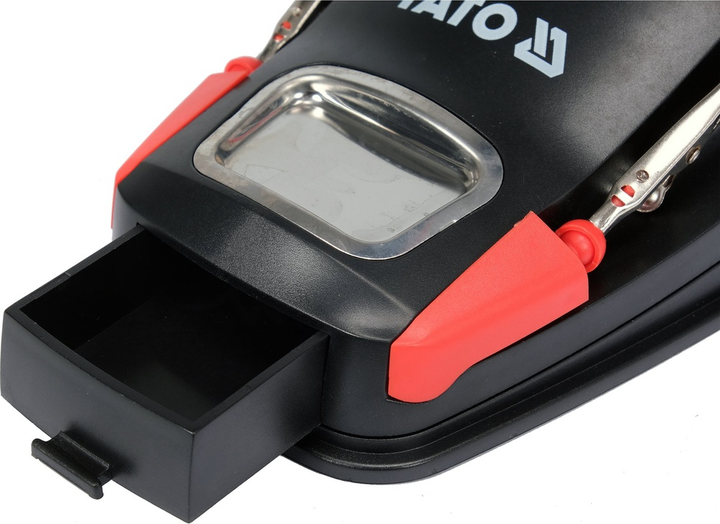 Тримач третя рука YATO з подвійною лупою з LED підсвічуванням (YT-73861) - зображення 5