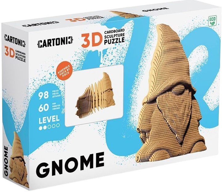 3D пазл картонний Cartonic Гном CARTGNOM (4820191133204) - зображення 6