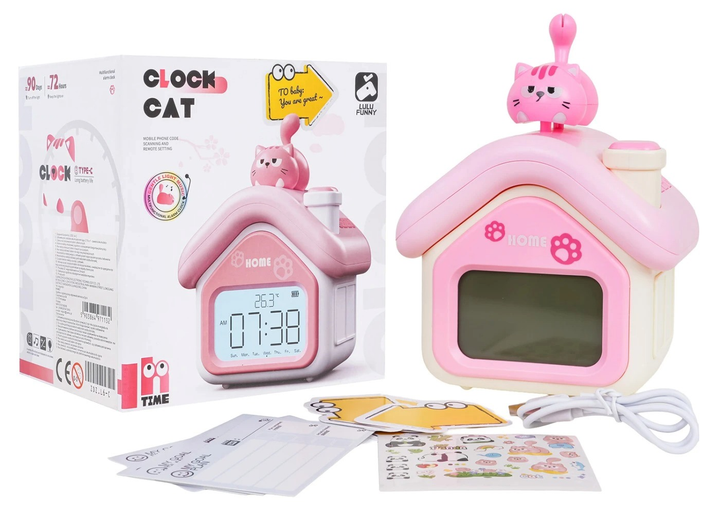 Годинник будильник кот ZDZ.L6-C (5903864971132) - зображення 2