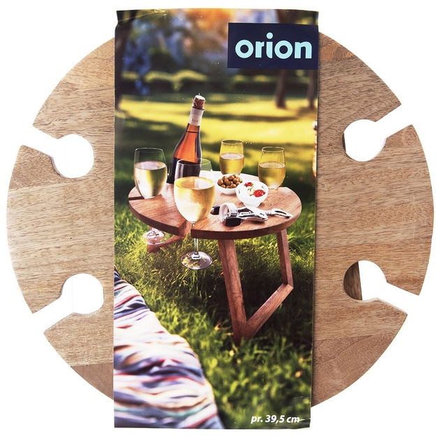 Stolik piknikowy na wino Orion Mango drewniany składany 39.5 x 24.5cm (8592381200039) - obraz 7
