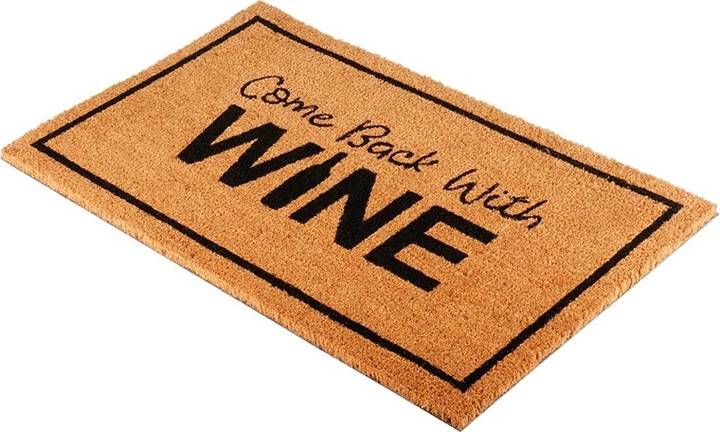 Wycieraczka do butów Home Styling Collection z włókna kokosowego podgumowana 75 x 45.5 x 1.5 cm (8720573956420) - obraz 3