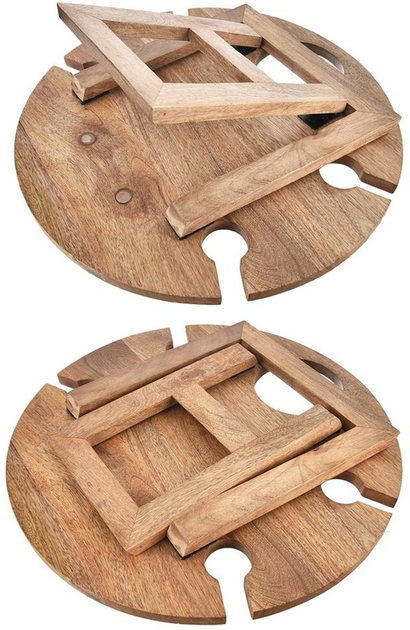 Stolik piknikowy na wino Orion Mango drewniany składany 39.5 x 24.5cm (8592381200039) - obraz 9