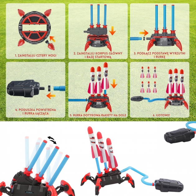 Пускова система Woopie Multiple Rocket Launcher (5906280653590) - зображення 5