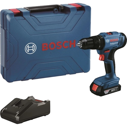 Аккумуляторная ударная дрель-шуруповерт Bosch GSB 183-LI скорость вращения 1815 об/мин (06019K9101) - Фото 1 Аккумуляторная ударная дрель-шуруповерт Bosch GSB 183-LI скорость вращения 1815 об/мин (06019K9101) - изображение 1