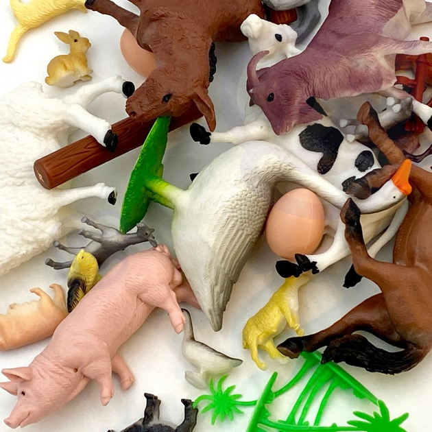 Набір фігурок Woopie Ферма Тварини 34 шт (5904326947146) - зображення 4