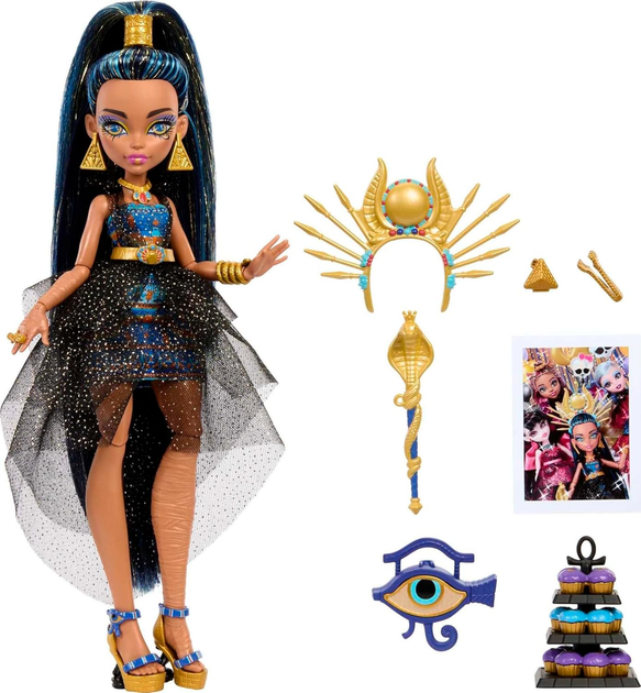 Лялька Monster High Бал Монстрів Cleo De Nile (HNF70) (194735139330) - зображення 6