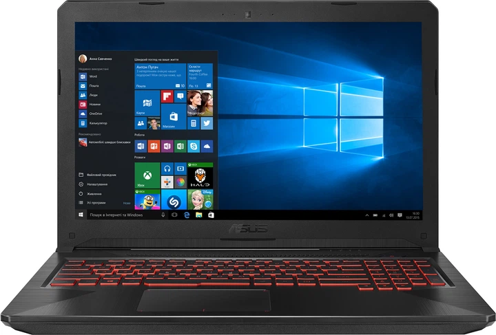 Ноутбук ASUS TUF Gaming FX504GE-EN076T (90NR00I3-M00880) Black