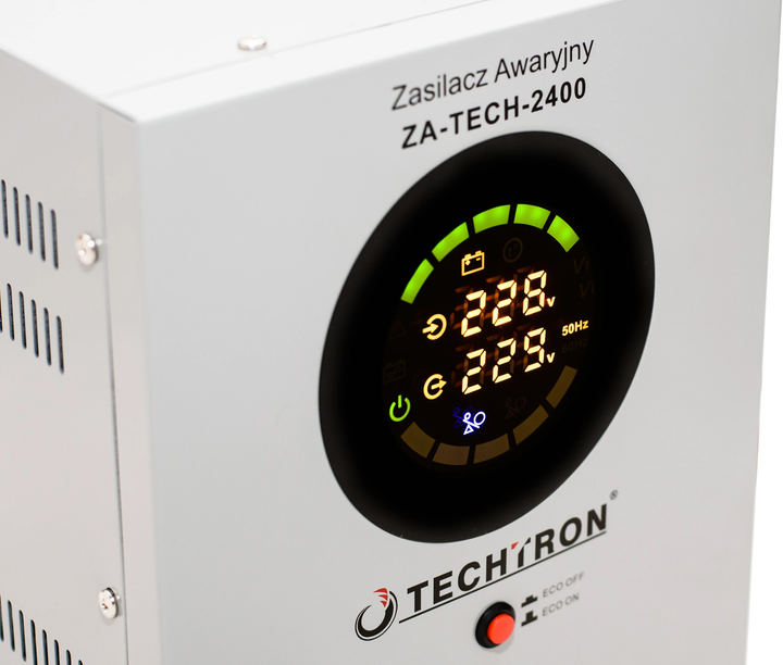 Zasilacz awaryjny TECHTRON ZA-TECH-2400 2400W (5903816964694) - obraz 3