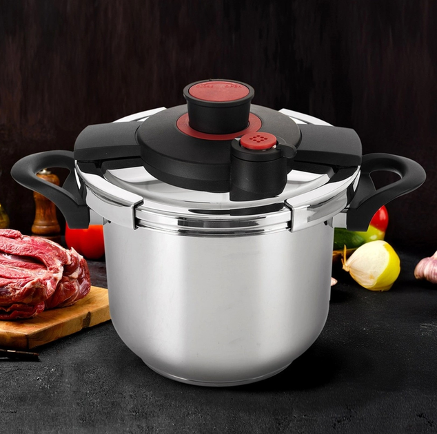 Szybkowar Orion Storm stalowy z automatycznym zamykaniem 7 l (8592381208080) - obraz 7