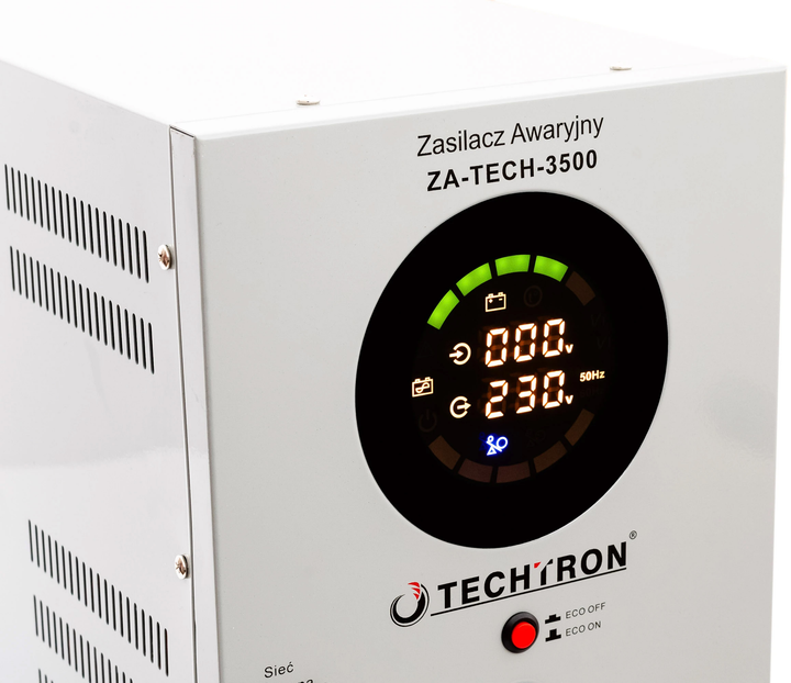 Zasilacz awaryjny TECHTRON ZA-TECH-3500 3500W (5905204691274) - obraz 3