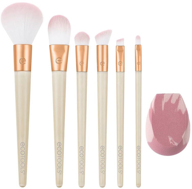 Набір пензлів для макіяжу Ecotools Wrapped In Glow 7 шт (0079625437225) (955555911119392) - Уцінка - зображення 2