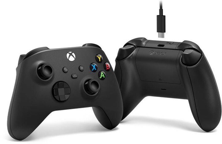 Pad do gier Microsoft Xbox + kabel USB typu C (1V8-00002) (09710107315428) - Outlet - obraz 4