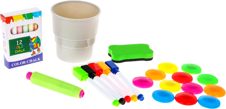 Багатофункціональна двостороння дошка Магнітна Крейдова (5903864950823) (955555909991315) - Уцінка - зображення 7