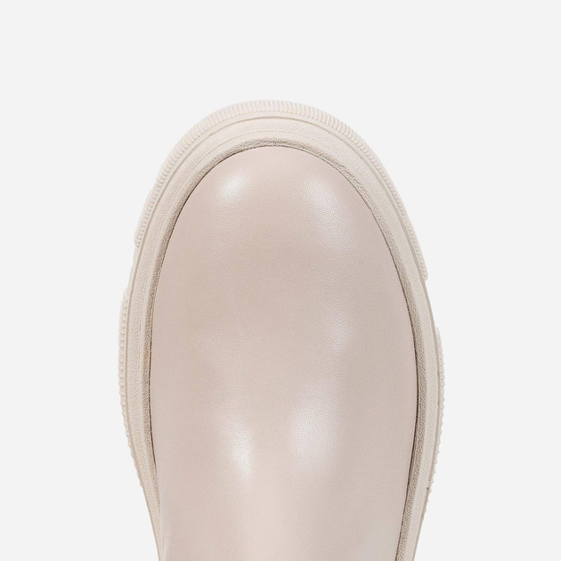 Kozaki damskie skórzane Geox D26TZD-00085-C6738 38 Beżowe (8050036781246) (955555908034315) - Outlet - obraz 6