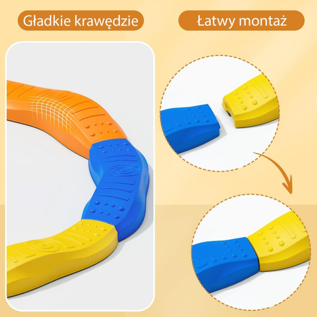 Стежка сенсорична Woopie Балансир Модульна Коло (5906280654337) - зображення 3