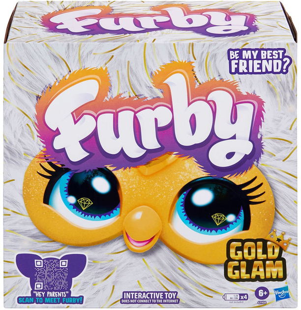Zabawka interaktywna FURBY Gold Glam G1938 (5010996330260) - obraz 1