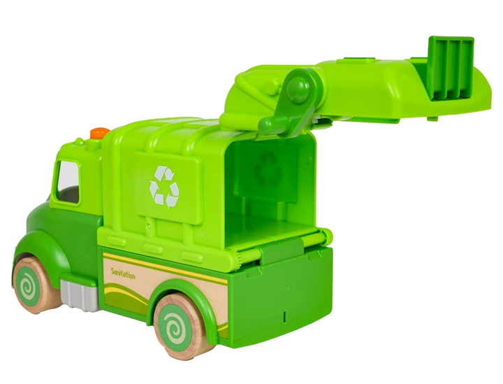 Drewniana Śmieciarka ZDR.WB004-JC (5903864971293) - obraz 5