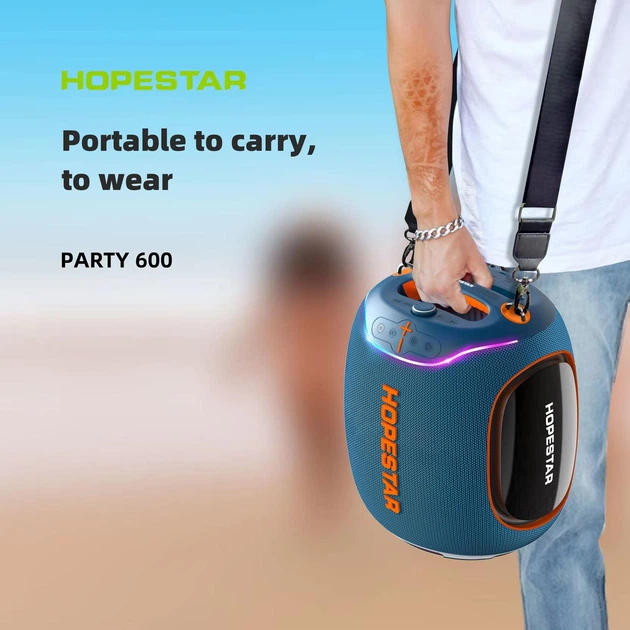 Портативна бездротова Bluetooth колонка HOPESTAR PartyBox 600