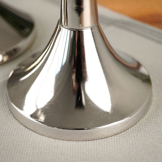 Підсвічник Home and Styling Collection алюмінієвий срібний 40 см (8719987988189) - зображення 5