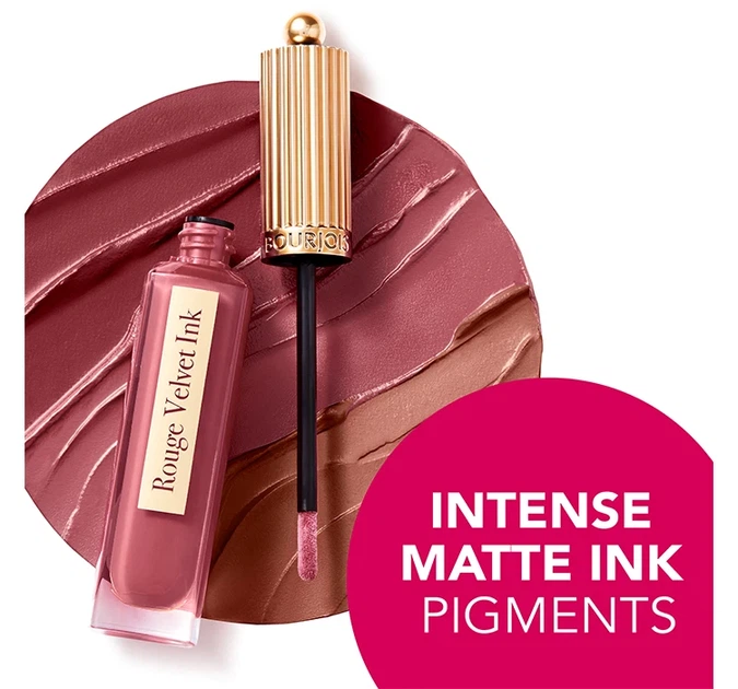 Bourjois Rouge Velvet Ink Liquid Lipstick Жидкая Матовая Помада № 11 "Rasin-Terdit" - изображение 6