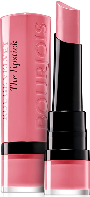 Bourjois Rouge Velvet Lipstick Матовая помада для губ № 03 "Hyppink Chic" - Фото 5 Bourjois Rouge Velvet Lipstick Матовая помада для губ № 03 "Hyppink Chic" - изображение 5