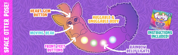 Інтерактивна іграшка FURBY DJ Furby Веселка G0668 (5010996329554) - зображення 17