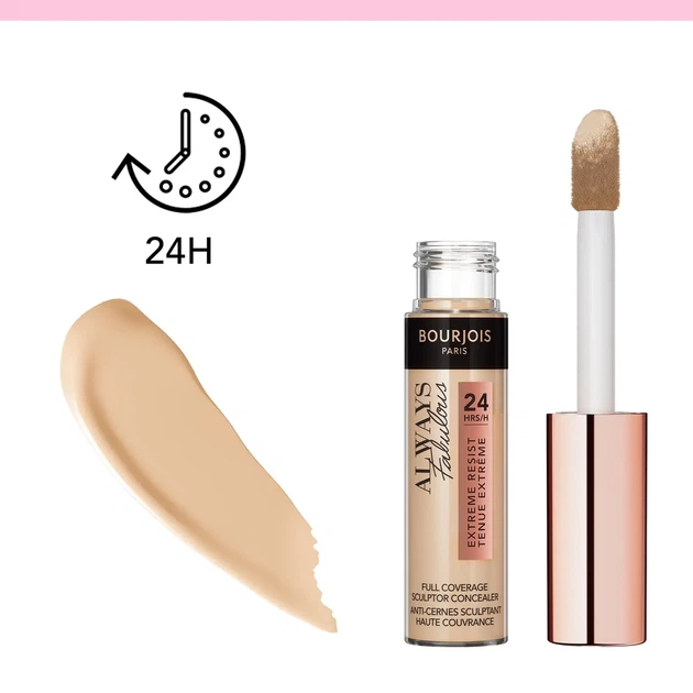 Bourjois Always Fabulous Full Coverage Sculptor Concealer Скульптор-консилер для лица № 100 - изображение 3